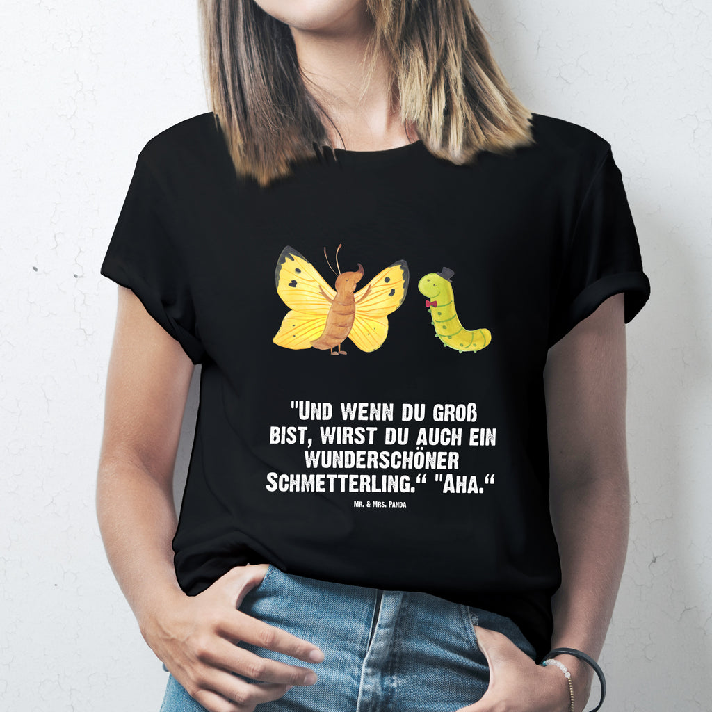 Größe L T-Shirt Raupe & Schmetterling T-Shirt, Shirt, Tshirt, Lustiges T-Shirt, T-Shirt mit Spruch, Party, Junggesellenabschied, Jubiläum, Geburstag, Herrn, Damen, Männer, Frauen, Schlafshirt, Nachthemd, Sprüche, Tiermotive, Gute Laune, lustige Sprüche, Tiere, Raupe, Schmetterling, Zitronenfalter, Entwicklung, Erwachsen werden, Kokon, Hut, Hütchen, Schönheit, Aufwachsen