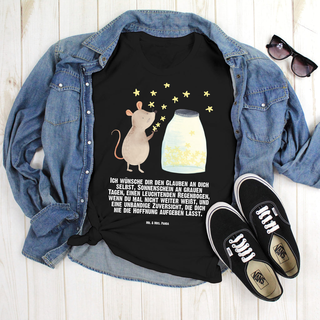 Größe L T-Shirt Maus Sterne T-Shirt, Shirt, Tshirt, Lustiges T-Shirt, T-Shirt mit Spruch, Party, Junggesellenabschied, Jubiläum, Geburstag, Herrn, Damen, Männer, Frauen, Schlafshirt, Nachthemd, Sprüche, Tiermotive, Gute Laune, lustige Sprüche, Tiere, Maus, Sterne, Wunsch, Kind, Taufe, Taufgeschenk, Geburt, Schwangerschaft, erstes Kind, Kindergeburtstag, Geburtstag, Hoffnung, Träume