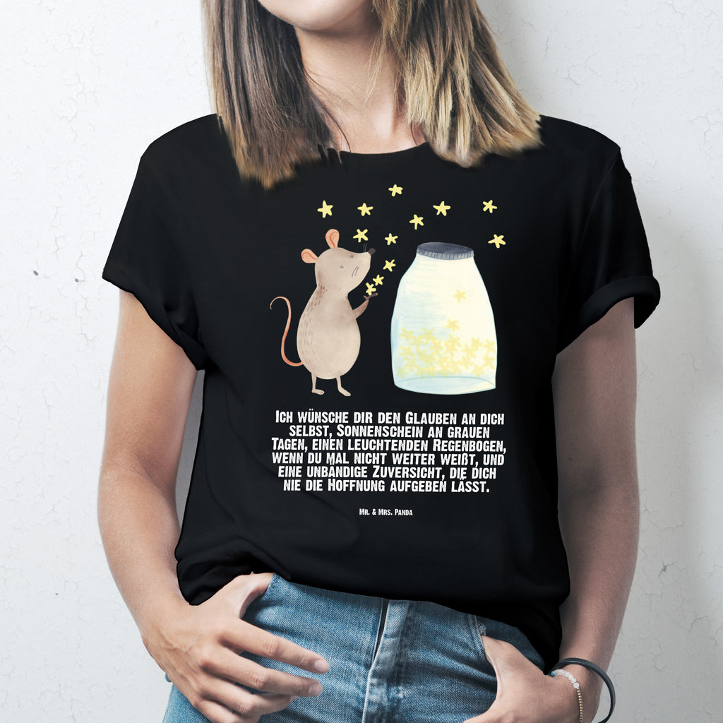 Größe L T-Shirt Maus Sterne T-Shirt, Shirt, Tshirt, Lustiges T-Shirt, T-Shirt mit Spruch, Party, Junggesellenabschied, Jubiläum, Geburstag, Herrn, Damen, Männer, Frauen, Schlafshirt, Nachthemd, Sprüche, Tiermotive, Gute Laune, lustige Sprüche, Tiere, Maus, Sterne, Wunsch, Kind, Taufe, Taufgeschenk, Geburt, Schwangerschaft, erstes Kind, Kindergeburtstag, Geburtstag, Hoffnung, Träume