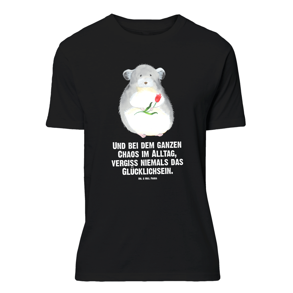Größe L T-Shirt Chinchilla mit Blume T-Shirt, Shirt, Tshirt, Lustiges T-Shirt, T-Shirt mit Spruch, Party, Junggesellenabschied, Jubiläum, Geburstag, Herrn, Damen, Männer, Frauen, Schlafshirt, Nachthemd, Sprüche, Tiermotive, Gute Laune, lustige Sprüche, Tiere, Chinchilla, Chinchillas, Liebeskummer, Kummer, Depressionen, traurig sein, Chaos, Glücklichsein, Büro, Büroalltag