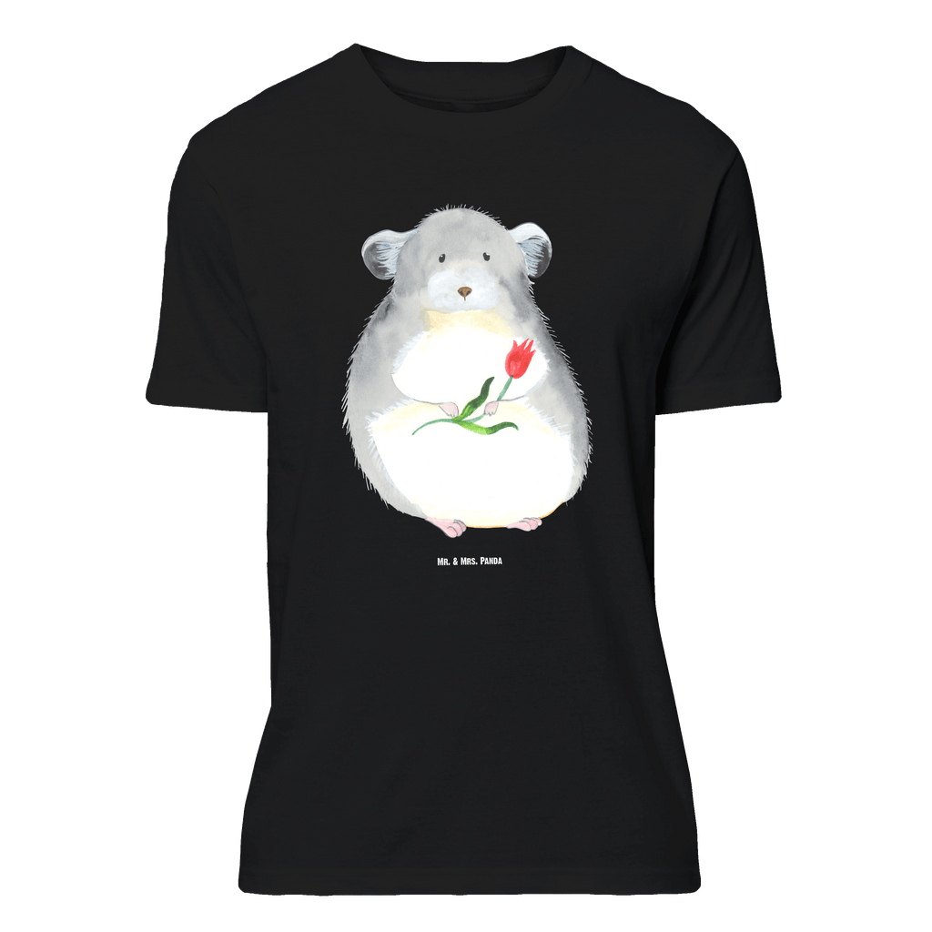 Größe L T-Shirt Chinchilla mit Blume T-Shirt, Shirt, Tshirt, Lustiges T-Shirt, T-Shirt mit Spruch, Party, Junggesellenabschied, Jubiläum, Geburstag, Herrn, Damen, Männer, Frauen, Schlafshirt, Nachthemd, Sprüche, Tiermotive, Gute Laune, lustige Sprüche, Tiere, Chinchilla, Chinchillas, Liebeskummer, Kummer, Depressionen, traurig sein, Chaos, Glücklichsein, Büro, Büroalltag