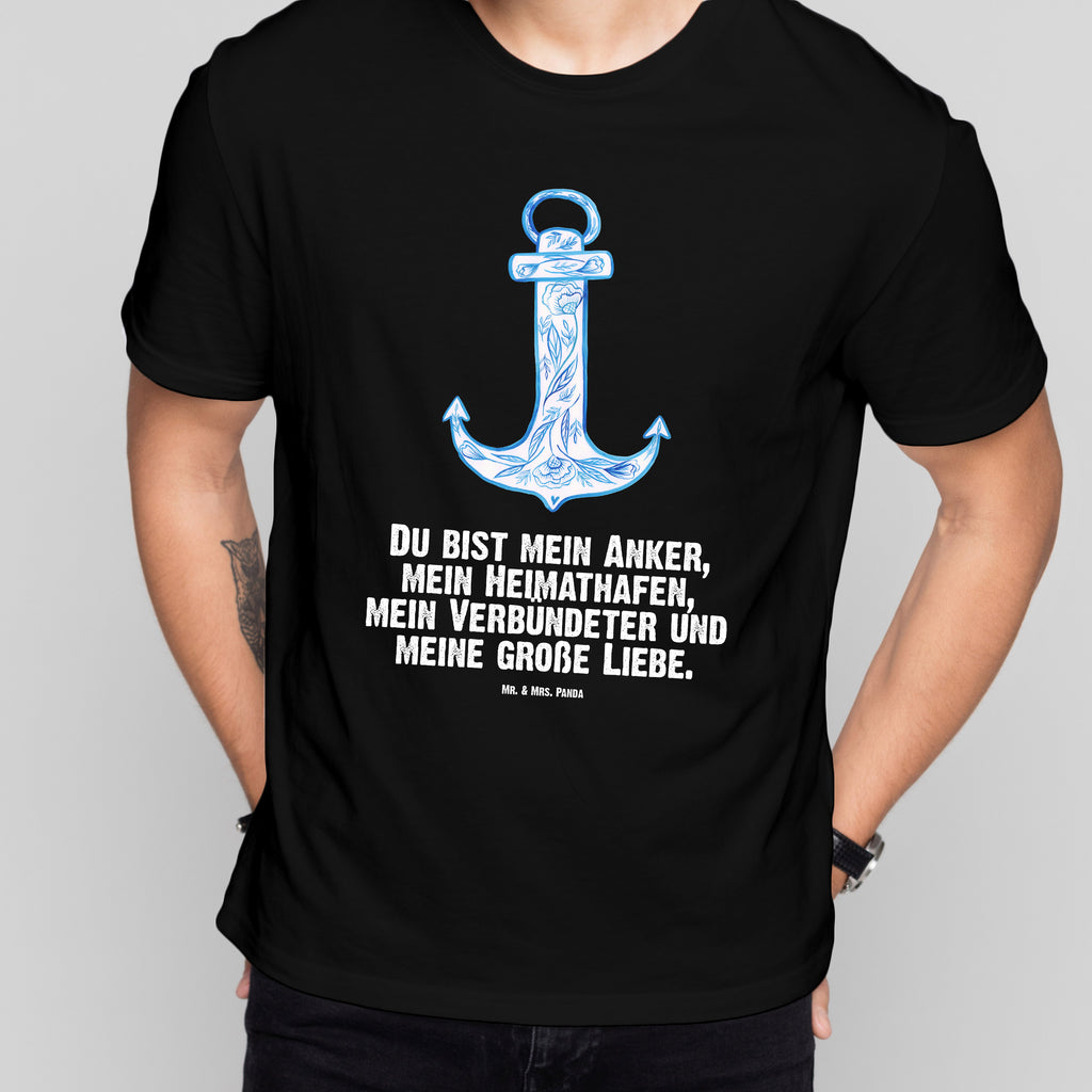 Größe L T-Shirt Anker Blau T-Shirt, Shirt, Tshirt, Lustiges T-Shirt, T-Shirt mit Spruch, Party, Junggesellenabschied, Jubiläum, Geburstag, Herrn, Damen, Männer, Frauen, Schlafshirt, Nachthemd, Sprüche, Tiermotive, Gute Laune, lustige Sprüche, Tiere