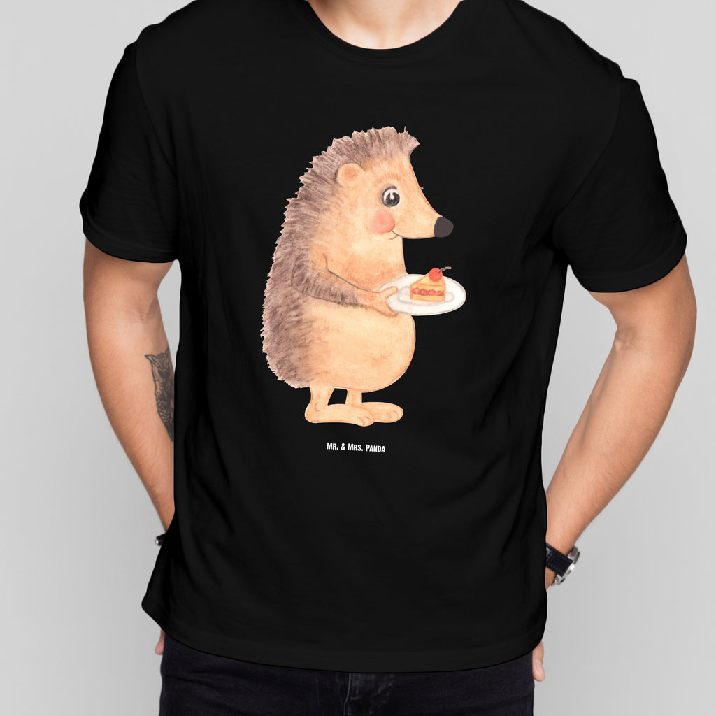 Größe M T-Shirt Igel mit Kuchenstück T-Shirt, Shirt, Tshirt, Lustiges T-Shirt, T-Shirt mit Spruch, Party, Junggesellenabschied, Jubiläum, Geburstag, Herrn, Damen, Männer, Frauen, Schlafshirt, Nachthemd, Sprüche, Tiermotive, Gute Laune, lustige Sprüche, Tiere, Igel, Essen Spruch, Kuchen, Backen Geschenk, Kuchen backen, Einladung Party, Geburtstagskuchen, Torte