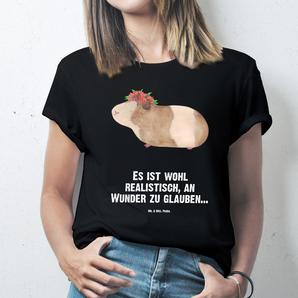 Größe M T-Shirt Meerschweinchen weise T-Shirt, Shirt, Tshirt, Lustiges T-Shirt, T-Shirt mit Spruch, Party, Junggesellenabschied, Jubiläum, Geburstag, Herrn, Damen, Männer, Frauen, Schlafshirt, Nachthemd, Sprüche, Tiermotive, Gute Laune, lustige Sprüche, Tiere, Meerschweinchen, Meerie, Meeries, Wunder, Blumenkind, Realität, Spruch, Weisheit, Motivation, Wunderland