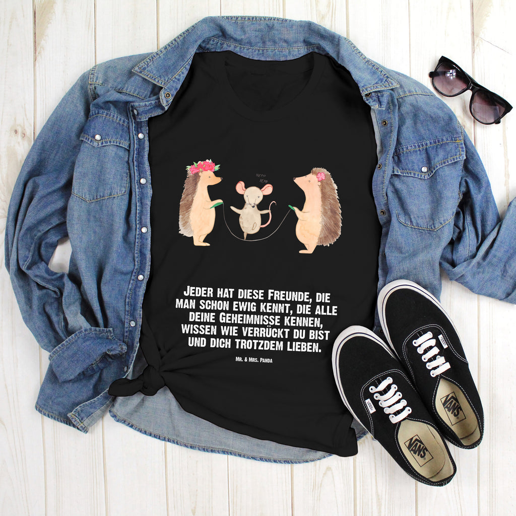 Größe M T-Shirt Igel Seilhüpfen T-Shirt, Shirt, Tshirt, Lustiges T-Shirt, T-Shirt mit Spruch, Party, Junggesellenabschied, Jubiläum, Geburstag, Herrn, Damen, Männer, Frauen, Schlafshirt, Nachthemd, Sprüche, Tiermotive, Gute Laune, lustige Sprüche, Tiere, Igel, Maus, Seilspringen, Seilhüpfen, Kinder, Kindergarten