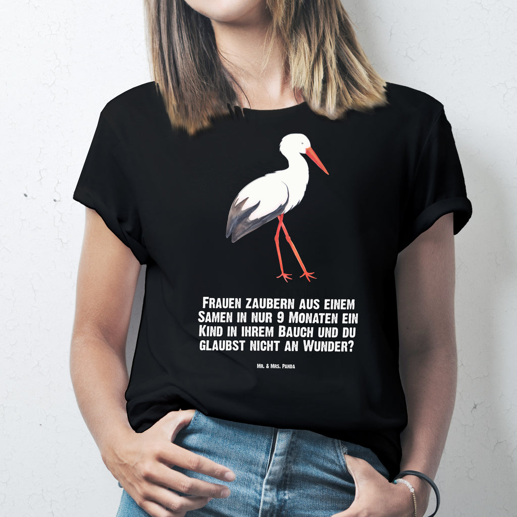 Größe XL T-Shirt Storch T-Shirt, Shirt, Tshirt, Lustiges T-Shirt, T-Shirt mit Spruch, Party, Junggesellenabschied, Jubiläum, Geburstag, Herrn, Damen, Männer, Frauen, Schlafshirt, Nachthemd, Sprüche, Tiermotive, Gute Laune, lustige Sprüche, Tiere, Storch, Störche, Schwangerschaft, Geburt, Mutter, Mütter, Mutter werden, Schwanger, Babybauch, Baby