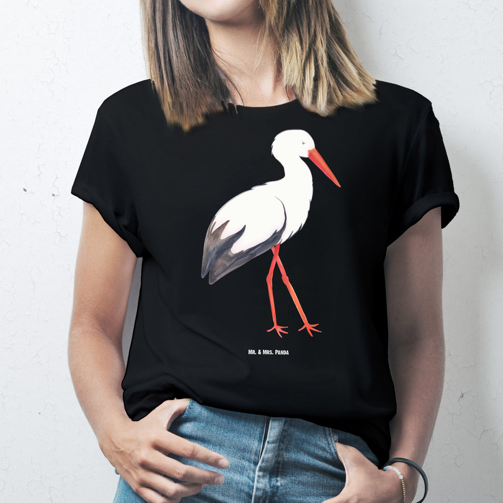 Größe XL T-Shirt Storch T-Shirt, Shirt, Tshirt, Lustiges T-Shirt, T-Shirt mit Spruch, Party, Junggesellenabschied, Jubiläum, Geburstag, Herrn, Damen, Männer, Frauen, Schlafshirt, Nachthemd, Sprüche, Tiermotive, Gute Laune, lustige Sprüche, Tiere, Storch, Störche, Schwangerschaft, Geburt, Mutter, Mütter, Mutter werden, Schwanger, Babybauch, Baby