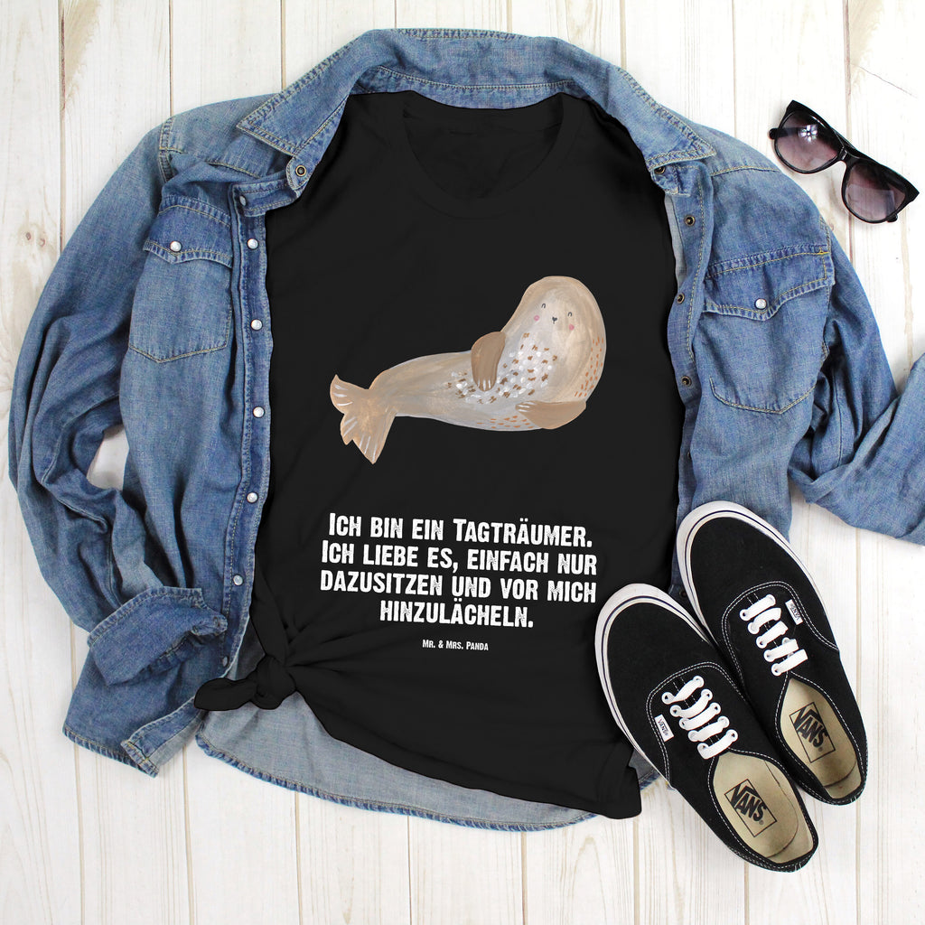 Größe XL T-Shirt Robbe lachend T-Shirt, Shirt, Tshirt, Lustiges T-Shirt, T-Shirt mit Spruch, Party, Junggesellenabschied, Jubiläum, Geburstag, Herrn, Damen, Männer, Frauen, Schlafshirt, Nachthemd, Sprüche, Tiermotive, Gute Laune, lustige Sprüche, Tiere, Robbe, Robben, Seehund, Strand, Meerestier, Ostsee, Nordsee