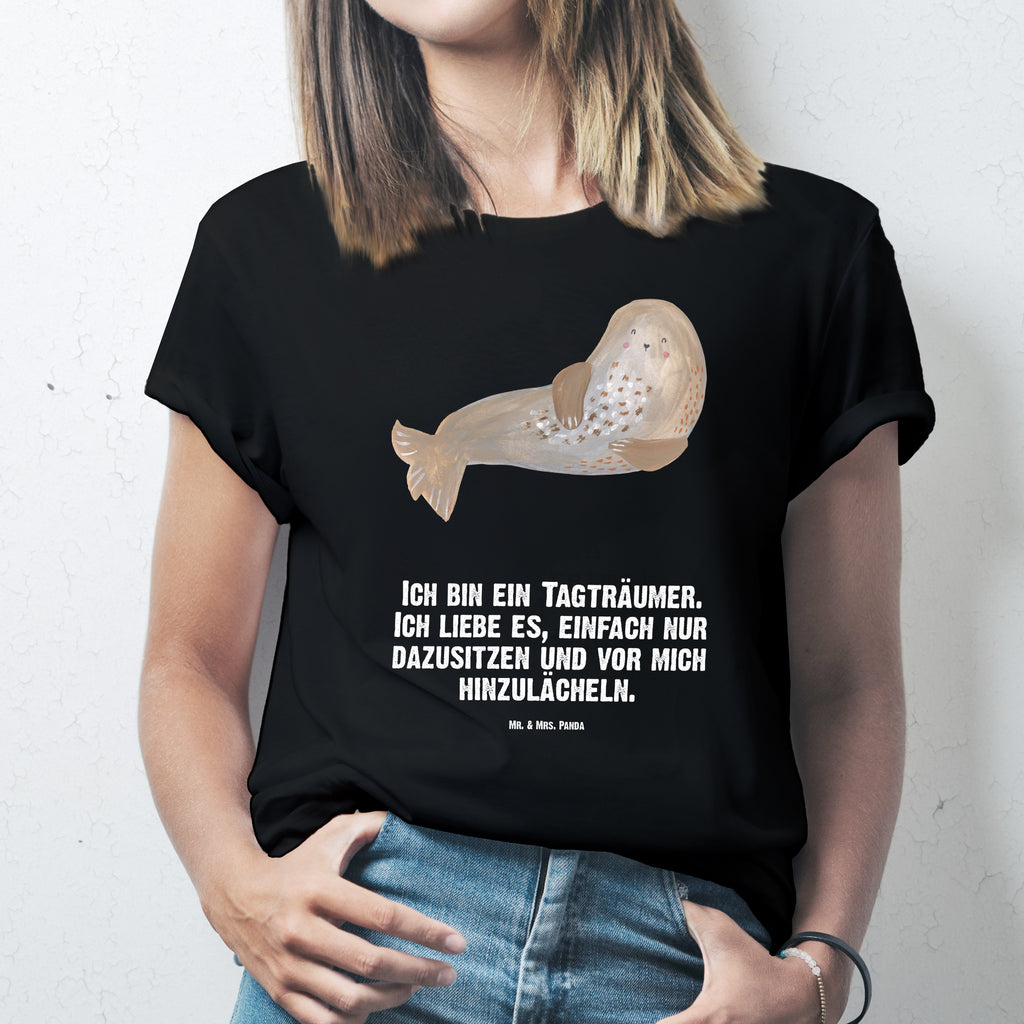 Größe XL T-Shirt Robbe lachend T-Shirt, Shirt, Tshirt, Lustiges T-Shirt, T-Shirt mit Spruch, Party, Junggesellenabschied, Jubiläum, Geburstag, Herrn, Damen, Männer, Frauen, Schlafshirt, Nachthemd, Sprüche, Tiermotive, Gute Laune, lustige Sprüche, Tiere, Robbe, Robben, Seehund, Strand, Meerestier, Ostsee, Nordsee