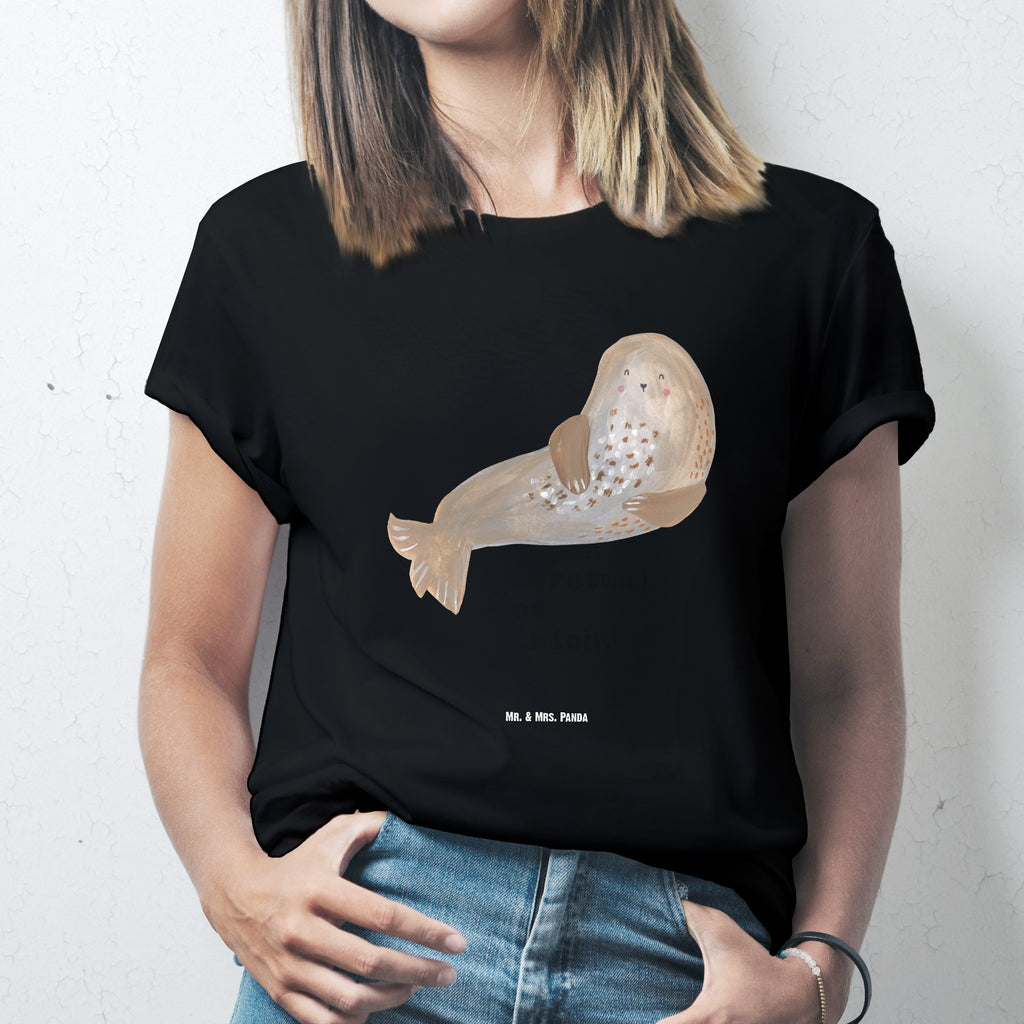 Größe XL T-Shirt Robbe lachend T-Shirt, Shirt, Tshirt, Lustiges T-Shirt, T-Shirt mit Spruch, Party, Junggesellenabschied, Jubiläum, Geburstag, Herrn, Damen, Männer, Frauen, Schlafshirt, Nachthemd, Sprüche, Tiermotive, Gute Laune, lustige Sprüche, Tiere, Robbe, Robben, Seehund, Strand, Meerestier, Ostsee, Nordsee