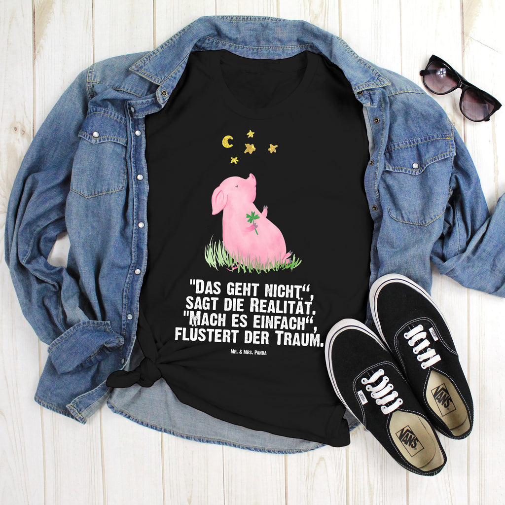 Größe XL T-Shirt Glücksschwein T-Shirt, Shirt, Tshirt, Lustiges T-Shirt, T-Shirt mit Spruch, Party, Junggesellenabschied, Jubiläum, Geburstag, Herrn, Damen, Männer, Frauen, Schlafshirt, Nachthemd, Sprüche, Tiermotive, Gute Laune, lustige Sprüche, Tiere, Glücksschwein. Glück, Schwein, Schweinchen, Sterne, Sernchen, Ziele, Träume, Motivation, Glücksbringer