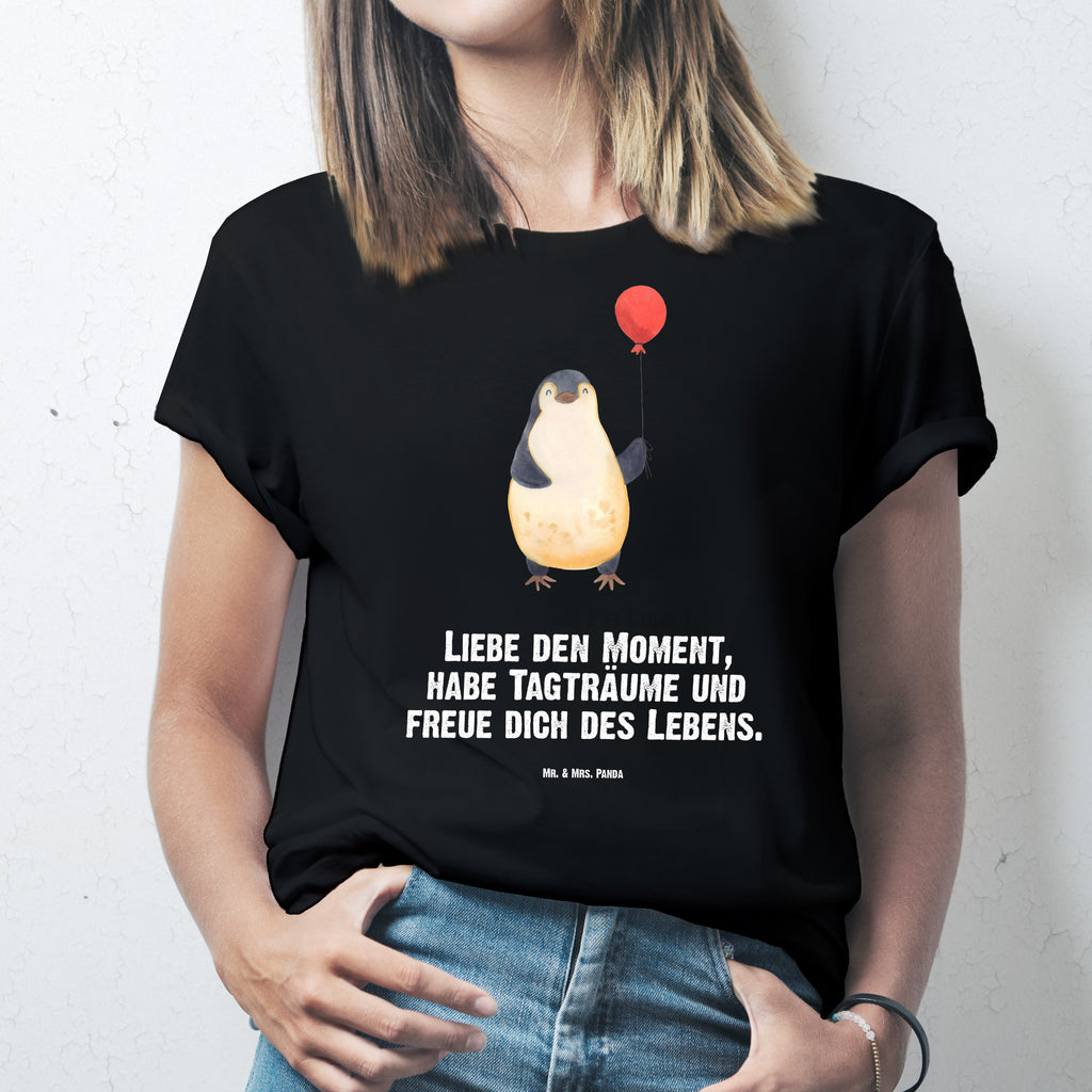 Größe XXL T-Shirt Pinguin Luftballon