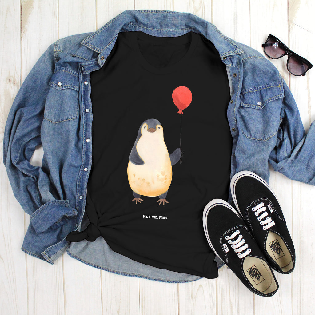Größe XXL T-Shirt Pinguin Luftballon
