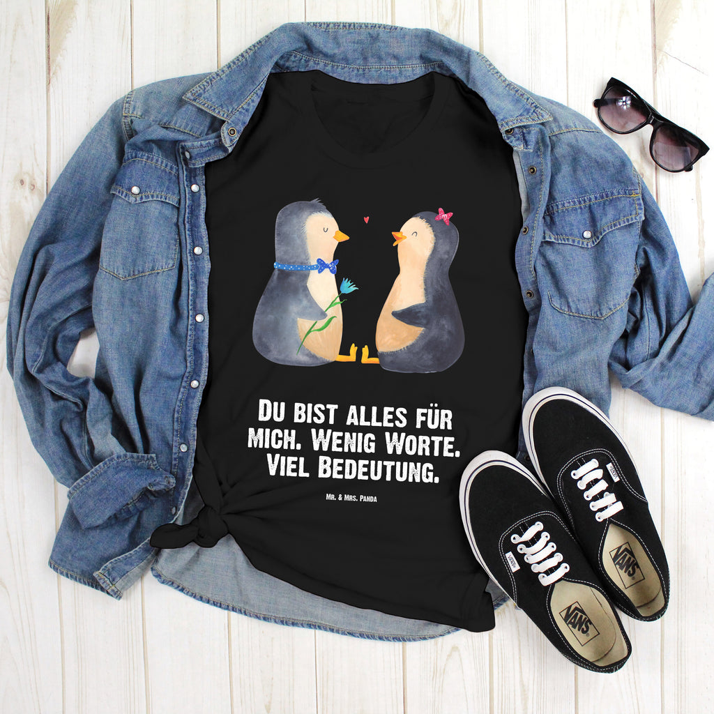 Größe XXL T-Shirt Pinguin Pärchen T-Shirt, Shirt, Tshirt, Lustiges T-Shirt, T-Shirt mit Spruch, Party, Junggesellenabschied, Jubiläum, Geburstag, Herrn, Damen, Männer, Frauen, Schlafshirt, Nachthemd, Sprüche, Pinguin, Pinguine, Liebe, Liebespaar, Liebesbeweis, Liebesgeschenk, Verlobung, Jahrestag, Hochzeitstag, Hochzeit, Hochzeitsgeschenk, große Liebe, Traumpaar