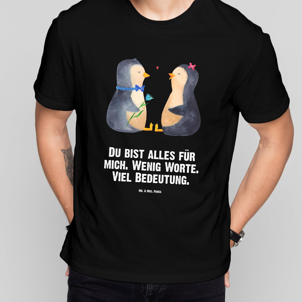 Größe XXL T-Shirt Pinguin Pärchen T-Shirt, Shirt, Tshirt, Lustiges T-Shirt, T-Shirt mit Spruch, Party, Junggesellenabschied, Jubiläum, Geburstag, Herrn, Damen, Männer, Frauen, Schlafshirt, Nachthemd, Sprüche, Pinguin, Pinguine, Liebe, Liebespaar, Liebesbeweis, Liebesgeschenk, Verlobung, Jahrestag, Hochzeitstag, Hochzeit, Hochzeitsgeschenk, große Liebe, Traumpaar