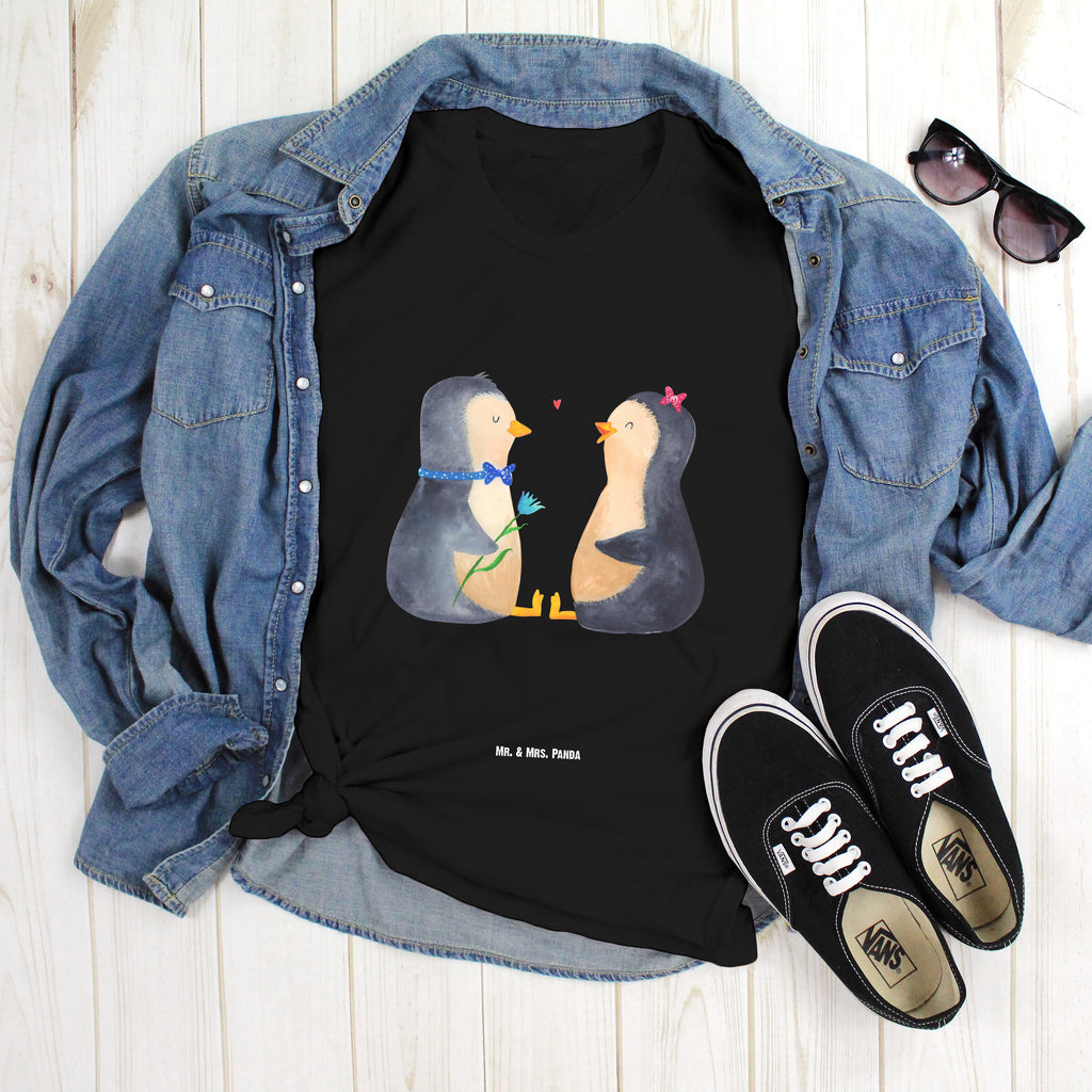 Größe XXL T-Shirt Pinguin Pärchen T-Shirt, Shirt, Tshirt, Lustiges T-Shirt, T-Shirt mit Spruch, Party, Junggesellenabschied, Jubiläum, Geburstag, Herrn, Damen, Männer, Frauen, Schlafshirt, Nachthemd, Sprüche, Pinguin, Pinguine, Liebe, Liebespaar, Liebesbeweis, Liebesgeschenk, Verlobung, Jahrestag, Hochzeitstag, Hochzeit, Hochzeitsgeschenk, große Liebe, Traumpaar