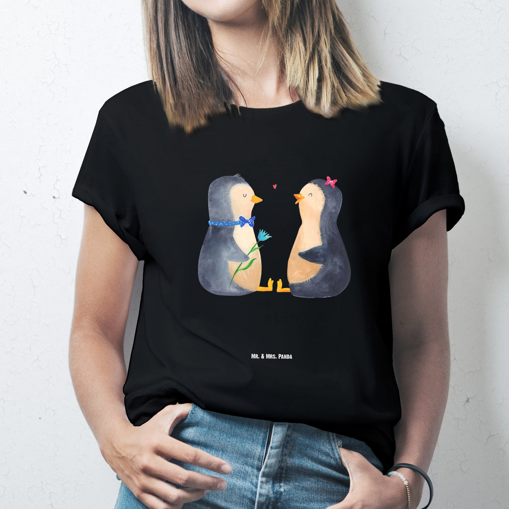 Größe XXL T-Shirt Pinguin Pärchen T-Shirt, Shirt, Tshirt, Lustiges T-Shirt, T-Shirt mit Spruch, Party, Junggesellenabschied, Jubiläum, Geburstag, Herrn, Damen, Männer, Frauen, Schlafshirt, Nachthemd, Sprüche, Pinguin, Pinguine, Liebe, Liebespaar, Liebesbeweis, Liebesgeschenk, Verlobung, Jahrestag, Hochzeitstag, Hochzeit, Hochzeitsgeschenk, große Liebe, Traumpaar