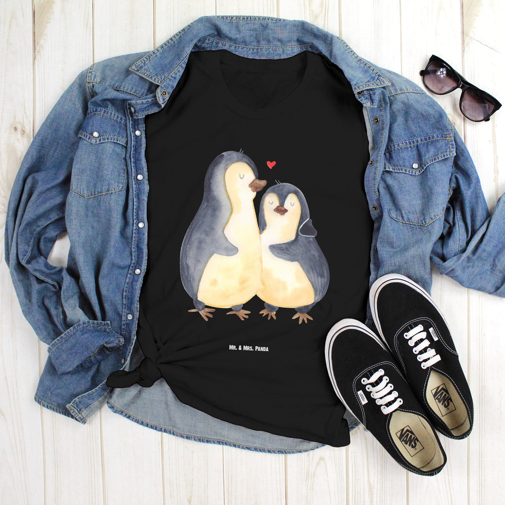Größe XXL T-Shirt Pinguin umarmend T-Shirt, Shirt, Tshirt, Lustiges T-Shirt, T-Shirt mit Spruch, Party, Junggesellenabschied, Jubiläum, Geburstag, Herrn, Damen, Männer, Frauen, Schlafshirt, Nachthemd, Sprüche, Pinguin, Liebe, Liebespaar, Liebesbeweis, Liebesgeschenk, Verlobung, Jahrestag, Hochzeitstag, Hochzeit, Hochzeitsgeschenk