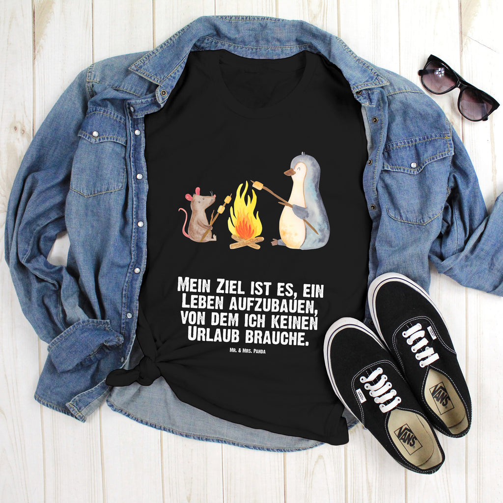 Größe L T-Shirt Pinguin Lagerfeuer T-Shirt, Shirt, Tshirt, Lustiges T-Shirt, T-Shirt mit Spruch, Party, Junggesellenabschied, Jubiläum, Geburstag, Herrn, Damen, Männer, Frauen, Schlafshirt, Nachthemd, Sprüche, Pinguin, Maus, Pinguine, Lagerfeuer, Leben, Arbeit, Job, Motivation, Büro, Büroalltag, Lebensspruch, Lebensmotivation, Neustart, Liebe, grillen, Feuer, Marshmallows