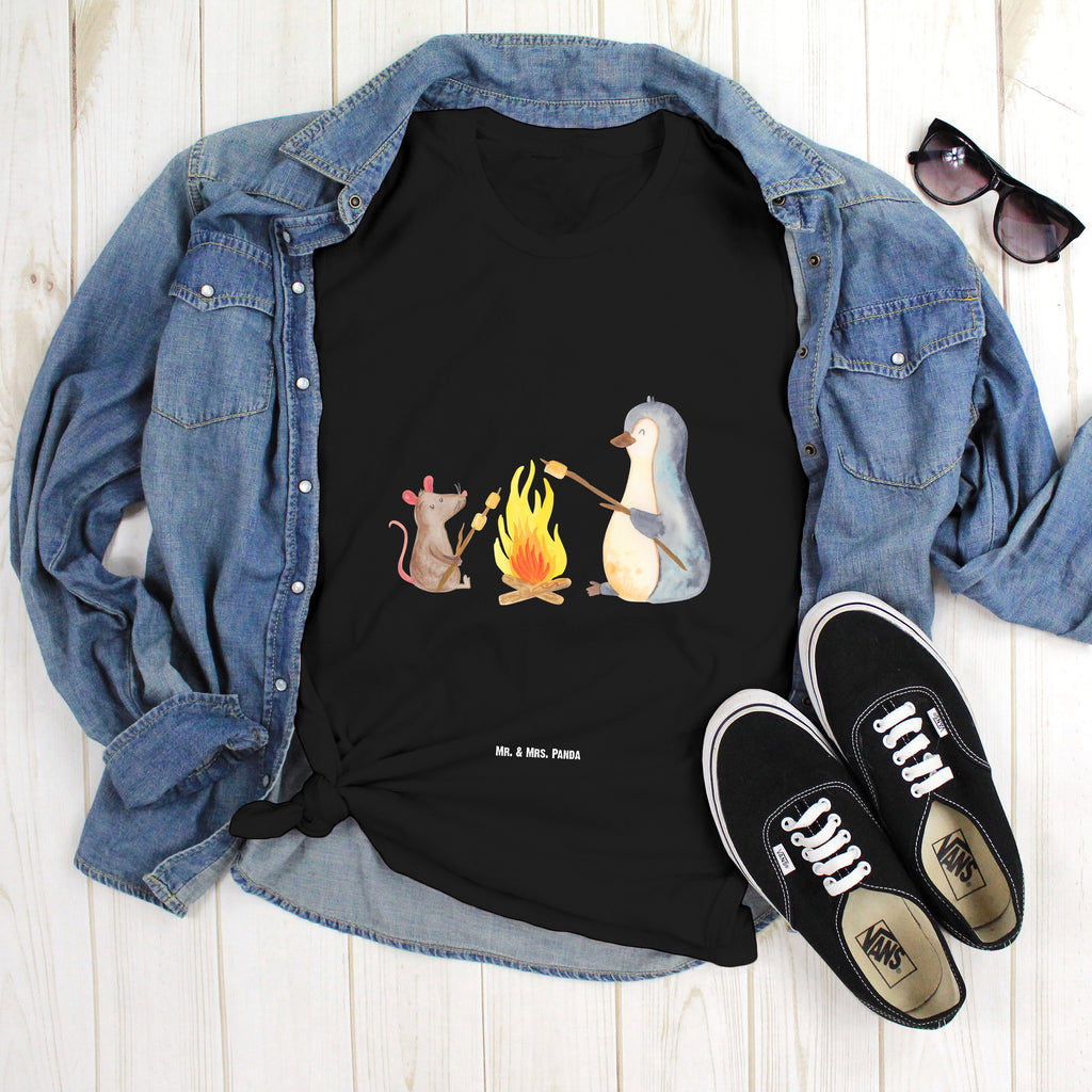 Größe L T-Shirt Pinguin Lagerfeuer T-Shirt, Shirt, Tshirt, Lustiges T-Shirt, T-Shirt mit Spruch, Party, Junggesellenabschied, Jubiläum, Geburstag, Herrn, Damen, Männer, Frauen, Schlafshirt, Nachthemd, Sprüche, Pinguin, Maus, Pinguine, Lagerfeuer, Leben, Arbeit, Job, Motivation, Büro, Büroalltag, Lebensspruch, Lebensmotivation, Neustart, Liebe, grillen, Feuer, Marshmallows