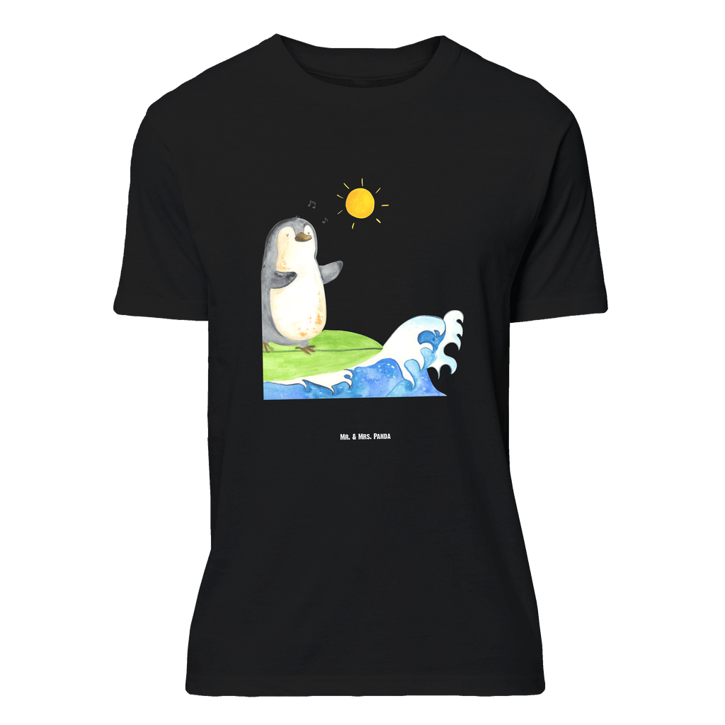 Größe L T-Shirt Pinguin Surfer T-Shirt, Shirt, Tshirt, Lustiges T-Shirt, T-Shirt mit Spruch, Party, Junggesellenabschied, Jubiläum, Geburstag, Herrn, Damen, Männer, Frauen, Schlafshirt, Nachthemd, Sprüche, Pinguin, Pinguine, surfen, Surfer, Hawaii, Urlaub, Wellen, Wellen reiten, Portugal