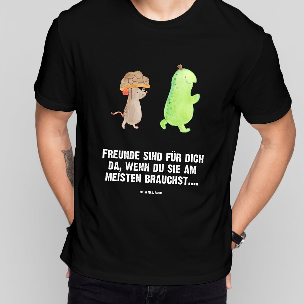 Größe L T-Shirt Schildkröte & Maus T-Shirt, Shirt, Tshirt, Lustiges T-Shirt, T-Shirt mit Spruch, Party, Junggesellenabschied, Jubiläum, Geburstag, Herrn, Damen, Männer, Frauen, Schlafshirt, Nachthemd, Sprüche, Schildkröte, Maus, Freunde, Freundinnen, beste Freunde, beste Freundinnen
