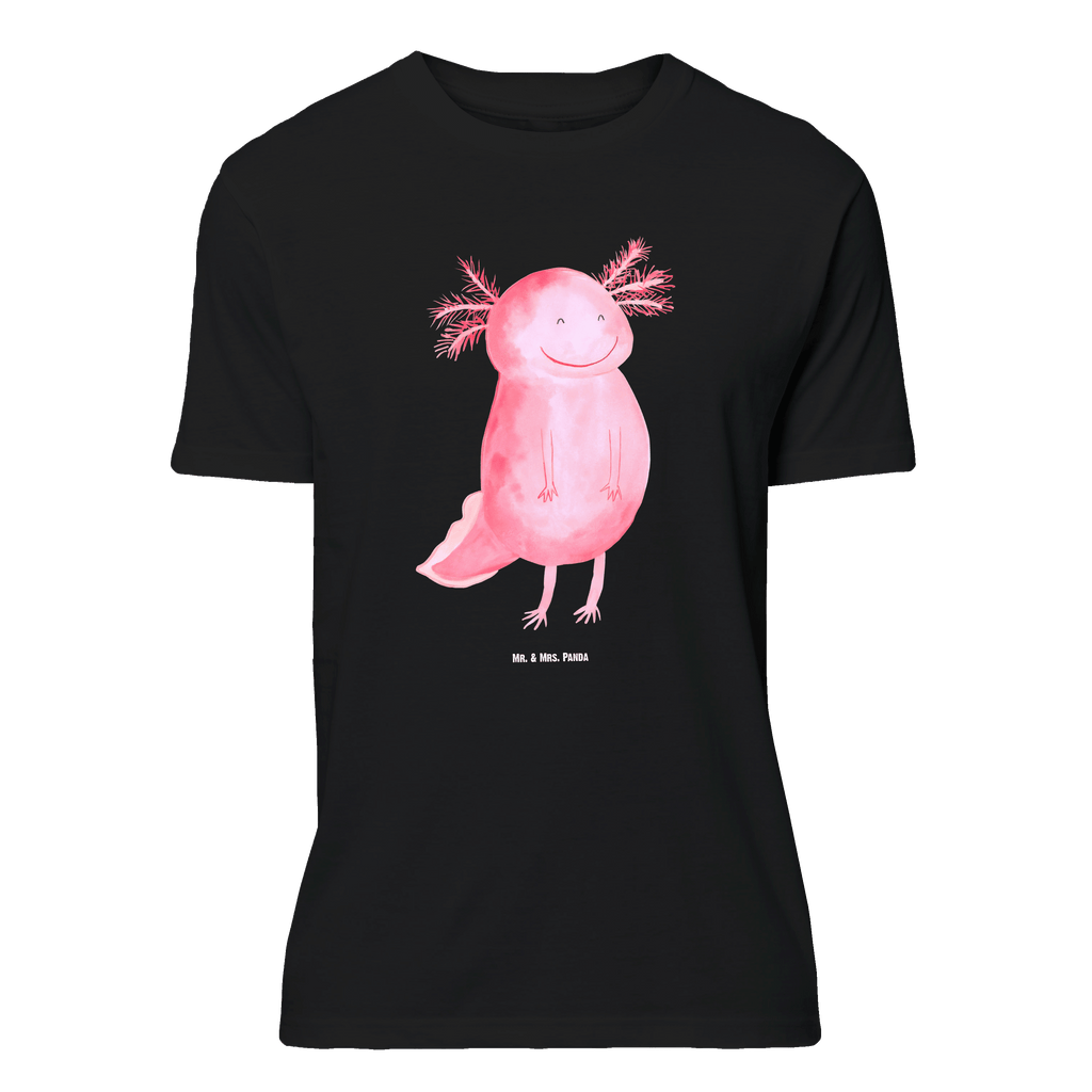 Größe XXL T-Shirt Axolotl glücklich T-Shirt, Shirt, Tshirt, Lustiges T-Shirt, T-Shirt mit Spruch, Party, Junggesellenabschied, Jubiläum, Geburstag, Herrn, Damen, Männer, Frauen, Schlafshirt, Nachthemd, Sprüche, Axolotl, Molch, Axolot, Schwanzlurch, Lurch, Lurche, Motivation, gute Laune