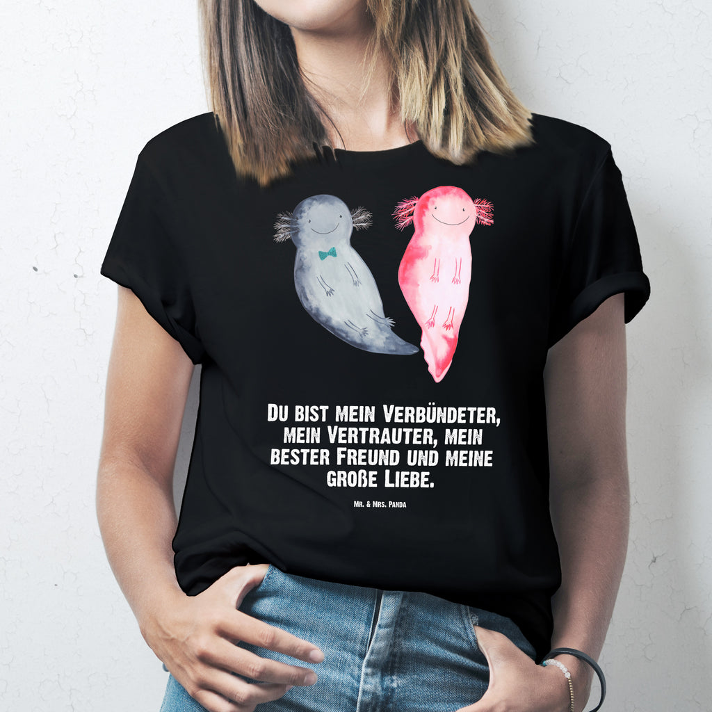 Größe L T-Shirt Axolotl Axel+Lotte T-Shirt, Shirt, Tshirt, Lustiges T-Shirt, T-Shirt mit Spruch, Party, Junggesellenabschied, Jubiläum, Geburstag, Herrn, Damen, Männer, Frauen, Schlafshirt, Nachthemd, Sprüche, Axolotl, Molch, Axolot, Schwanzlurch, Lurch, Lurche, Liebe, große Liebe, Liebesbeweis, Freund, Verlobter, Ehemann, Jahrestag, Valentinstag