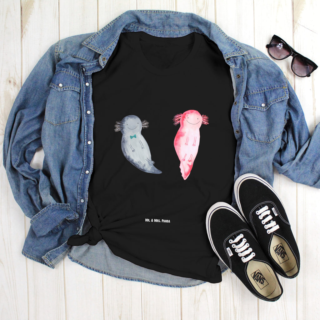 Größe L T-Shirt Axolotl Axel+Lotte T-Shirt, Shirt, Tshirt, Lustiges T-Shirt, T-Shirt mit Spruch, Party, Junggesellenabschied, Jubiläum, Geburstag, Herrn, Damen, Männer, Frauen, Schlafshirt, Nachthemd, Sprüche, Axolotl, Molch, Axolot, Schwanzlurch, Lurch, Lurche, Liebe, große Liebe, Liebesbeweis, Freund, Verlobter, Ehemann, Jahrestag, Valentinstag