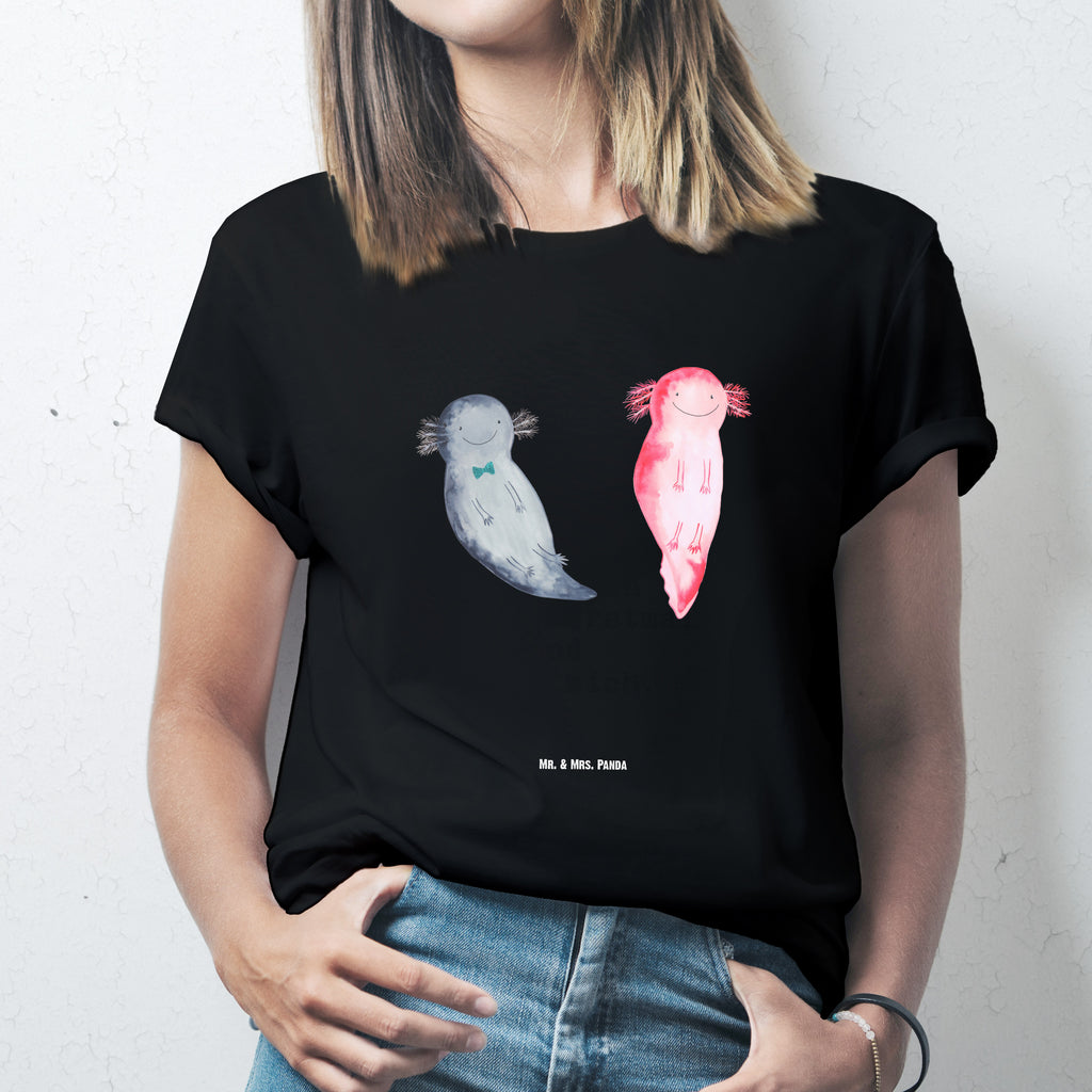 Größe L T-Shirt Axolotl Axel+Lotte T-Shirt, Shirt, Tshirt, Lustiges T-Shirt, T-Shirt mit Spruch, Party, Junggesellenabschied, Jubiläum, Geburstag, Herrn, Damen, Männer, Frauen, Schlafshirt, Nachthemd, Sprüche, Axolotl, Molch, Axolot, Schwanzlurch, Lurch, Lurche, Liebe, große Liebe, Liebesbeweis, Freund, Verlobter, Ehemann, Jahrestag, Valentinstag