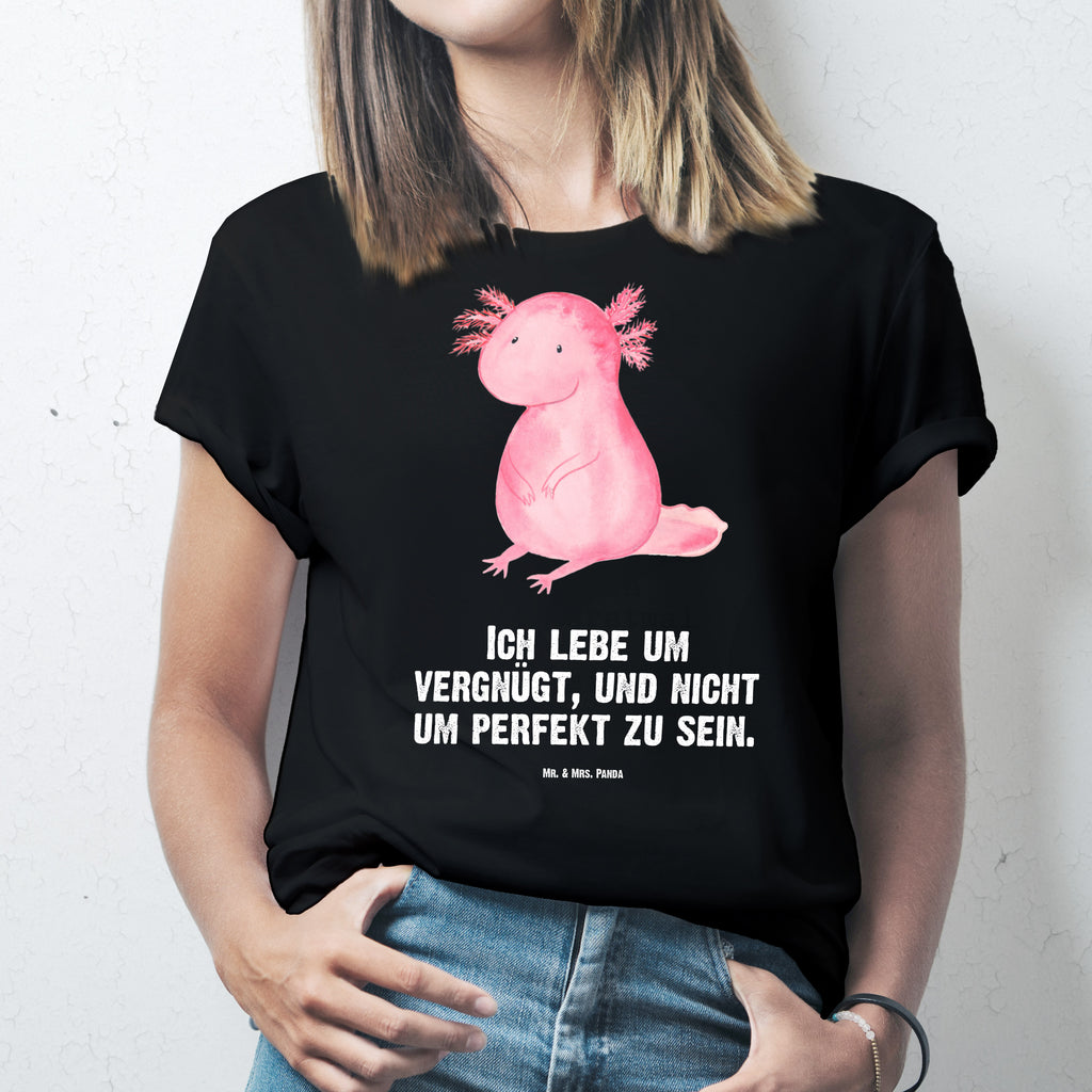 Größe M T-Shirt Axolotl T-Shirt, Shirt, Tshirt, Lustiges T-Shirt, T-Shirt mit Spruch, Party, Junggesellenabschied, Jubiläum, Geburstag, Herrn, Damen, Männer, Frauen, Schlafshirt, Nachthemd, Sprüche, Axolotl, Molch, Axolot, vergnügt, fröhlich, zufrieden, Lebensstil, Weisheit, Lebensweisheit, Liebe, Freundin