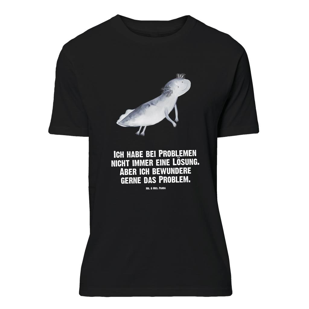 Größe M T-Shirt Axolotl schwimmt T-Shirt, Shirt, Tshirt, Lustiges T-Shirt, T-Shirt mit Spruch, Party, Junggesellenabschied, Jubiläum, Geburstag, Herrn, Damen, Männer, Frauen, Schlafshirt, Nachthemd, Sprüche, Axolotl, Molch, Axolot, Schwanzlurch, Lurch, Lurche, Problem, Probleme, Lösungen, Motivation