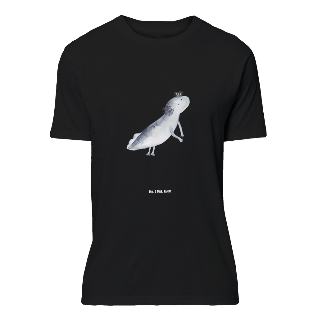 Größe M T-Shirt Axolotl schwimmt T-Shirt, Shirt, Tshirt, Lustiges T-Shirt, T-Shirt mit Spruch, Party, Junggesellenabschied, Jubiläum, Geburstag, Herrn, Damen, Männer, Frauen, Schlafshirt, Nachthemd, Sprüche, Axolotl, Molch, Axolot, Schwanzlurch, Lurch, Lurche, Problem, Probleme, Lösungen, Motivation