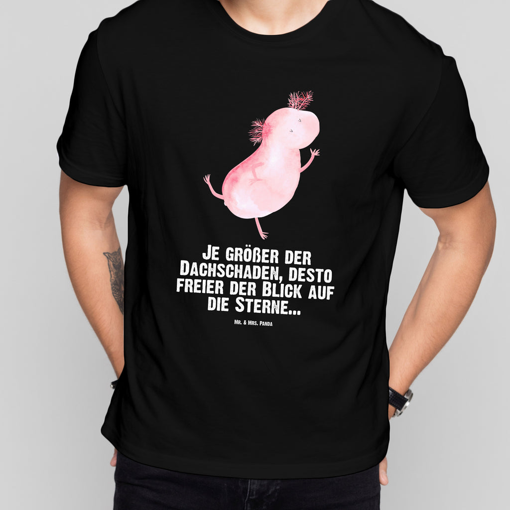 Größe XL T-Shirt Axolotl tanzt T-Shirt, Shirt, Tshirt, Lustiges T-Shirt, T-Shirt mit Spruch, Party, Junggesellenabschied, Jubiläum, Geburstag, Herrn, Damen, Männer, Frauen, Schlafshirt, Nachthemd, Sprüche, Axolotl, Molch, Axolot, Schwanzlurch, Lurch, Lurche, Dachschaden, Sterne, verrückt, Freundin, beste Freundin