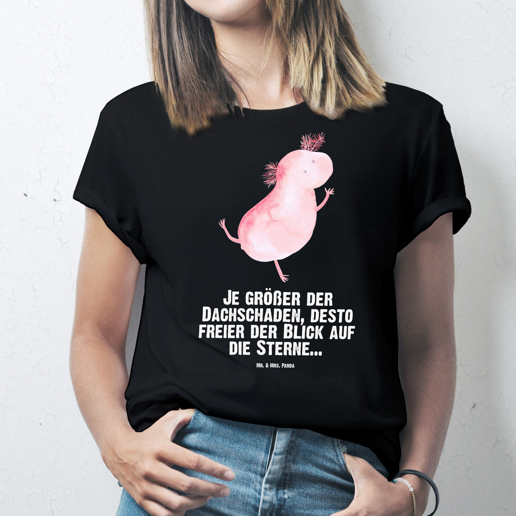 Größe XL T-Shirt Axolotl tanzt T-Shirt, Shirt, Tshirt, Lustiges T-Shirt, T-Shirt mit Spruch, Party, Junggesellenabschied, Jubiläum, Geburstag, Herrn, Damen, Männer, Frauen, Schlafshirt, Nachthemd, Sprüche, Axolotl, Molch, Axolot, Schwanzlurch, Lurch, Lurche, Dachschaden, Sterne, verrückt, Freundin, beste Freundin