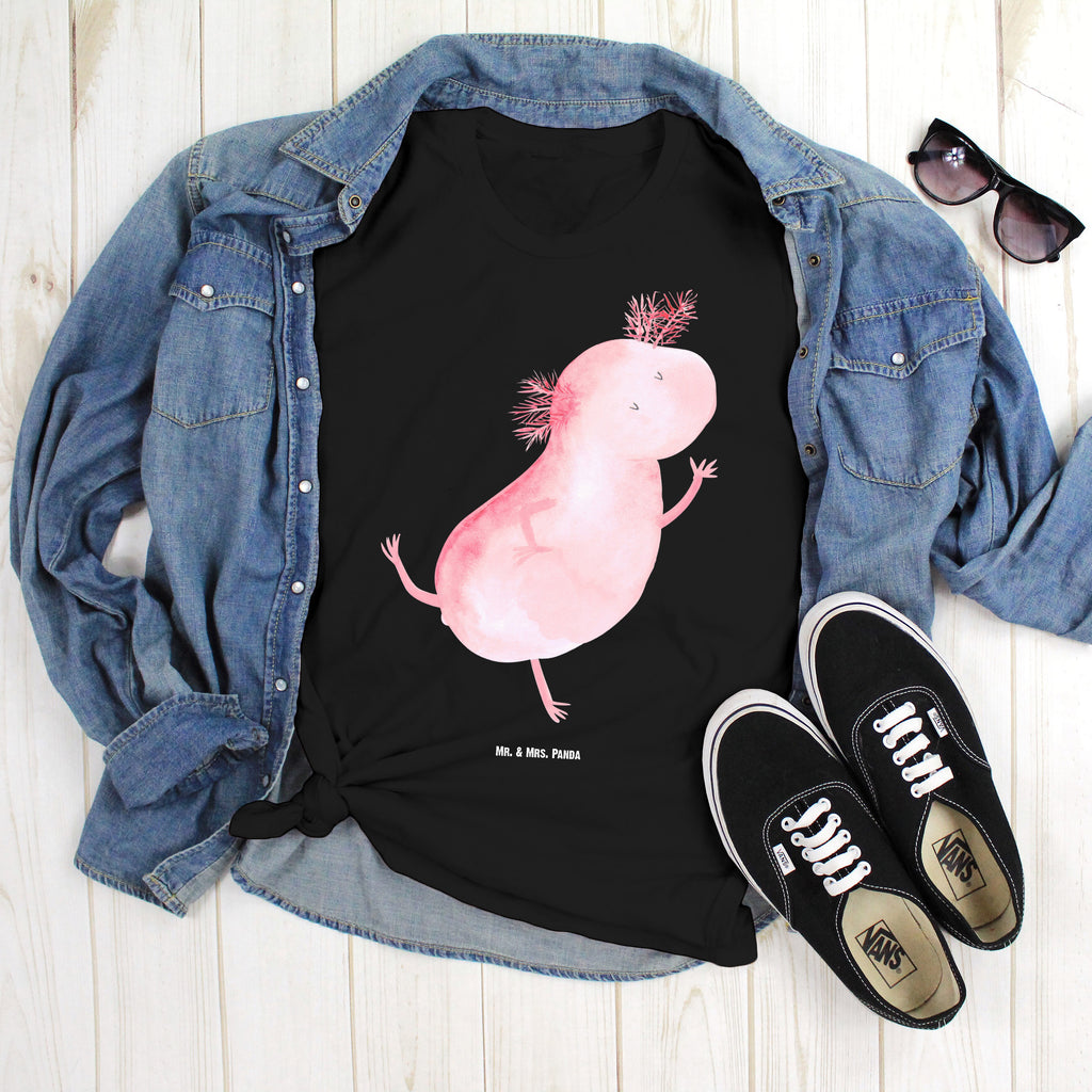 Größe XL T-Shirt Axolotl tanzt T-Shirt, Shirt, Tshirt, Lustiges T-Shirt, T-Shirt mit Spruch, Party, Junggesellenabschied, Jubiläum, Geburstag, Herrn, Damen, Männer, Frauen, Schlafshirt, Nachthemd, Sprüche, Axolotl, Molch, Axolot, Schwanzlurch, Lurch, Lurche, Dachschaden, Sterne, verrückt, Freundin, beste Freundin