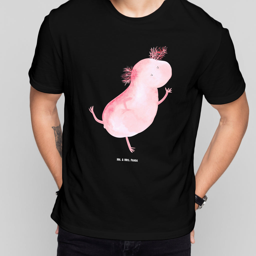 Größe XL T-Shirt Axolotl tanzt T-Shirt, Shirt, Tshirt, Lustiges T-Shirt, T-Shirt mit Spruch, Party, Junggesellenabschied, Jubiläum, Geburstag, Herrn, Damen, Männer, Frauen, Schlafshirt, Nachthemd, Sprüche, Axolotl, Molch, Axolot, Schwanzlurch, Lurch, Lurche, Dachschaden, Sterne, verrückt, Freundin, beste Freundin