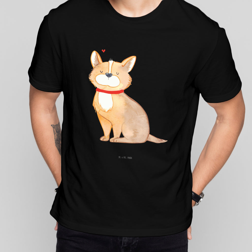 Größe S T-Shirt Hundeglück T-Shirt, Shirt, Tshirt, Lustiges T-Shirt, T-Shirt mit Spruch, Party, Junggesellenabschied, Jubiläum, Geburstag, Herrn, Damen, Männer, Frauen, Schlafshirt, Nachthemd, Sprüche, Hund, Hundemotiv, Haustier, Hunderasse, Tierliebhaber, Hundebesitzer, Corgie, Hundeliebe, Spruch, Hundemama, Liebe