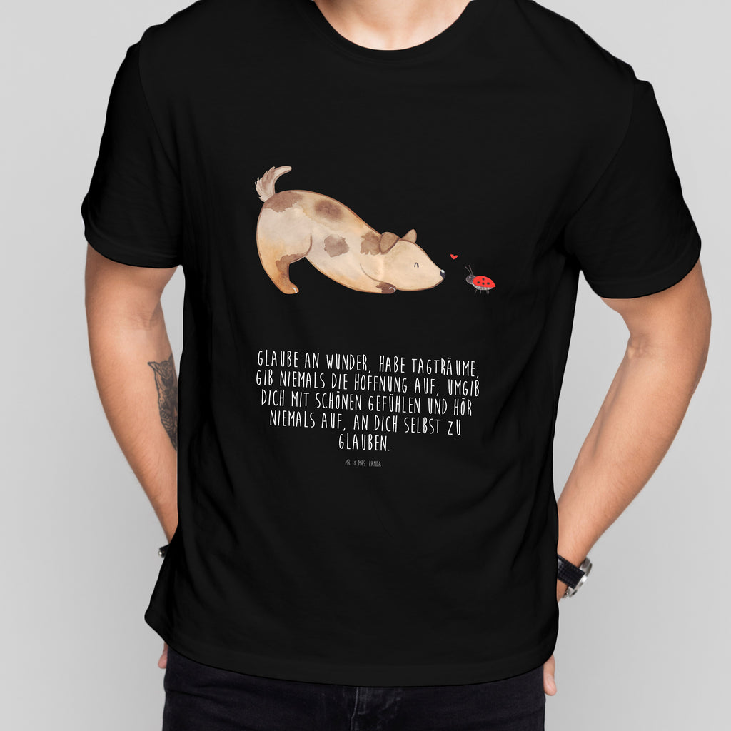 Größe S T-Shirt Hund Marienkäfer T-Shirt, Shirt, Tshirt, Lustiges T-Shirt, T-Shirt mit Spruch, Party, Junggesellenabschied, Jubiläum, Geburstag, Herrn, Damen, Männer, Frauen, Schlafshirt, Nachthemd, Sprüche, Hund, Hundemotiv, Haustier, Hunderasse, Tierliebhaber, Hundebesitzer, Hunde, Hundespruch, Marienkäfer, Mischling, Mischlinghund