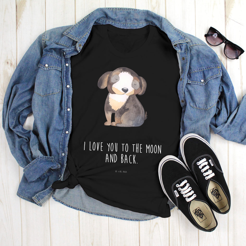 Größe S T-Shirt Hund entspannt T-Shirt, Shirt, Tshirt, Lustiges T-Shirt, T-Shirt mit Spruch, Party, Junggesellenabschied, Jubiläum, Geburstag, Herrn, Damen, Männer, Frauen, Schlafshirt, Nachthemd, Sprüche, Hund, Hundemotiv, Haustier, Hunderasse, Tierliebhaber, Hundebesitzer, schwarzer Hund, Hundeliebe, Liebe, Hundeglück