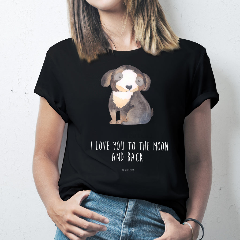 Größe S T-Shirt Hund entspannt T-Shirt, Shirt, Tshirt, Lustiges T-Shirt, T-Shirt mit Spruch, Party, Junggesellenabschied, Jubiläum, Geburstag, Herrn, Damen, Männer, Frauen, Schlafshirt, Nachthemd, Sprüche, Hund, Hundemotiv, Haustier, Hunderasse, Tierliebhaber, Hundebesitzer, schwarzer Hund, Hundeliebe, Liebe, Hundeglück