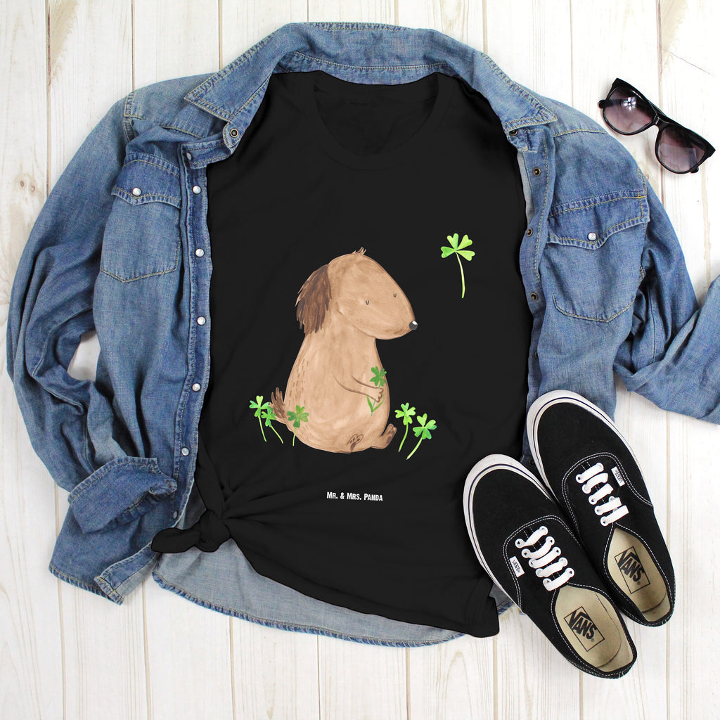 Größe L T-Shirt Hund Kleeblatt T-Shirt, Shirt, Tshirt, Lustiges T-Shirt, T-Shirt mit Spruch, Party, Junggesellenabschied, Jubiläum, Geburstag, Herrn, Damen, Männer, Frauen, Schlafshirt, Nachthemd, Sprüche, Hund, Hundemotiv, Haustier, Hunderasse, Tierliebhaber, Hundebesitzer, Kleeblatt, Glück, Tagträume, Motivation, Neuanfang, Geschenk, Glücksbringer, Selbstliebe, Achtsamkeit
