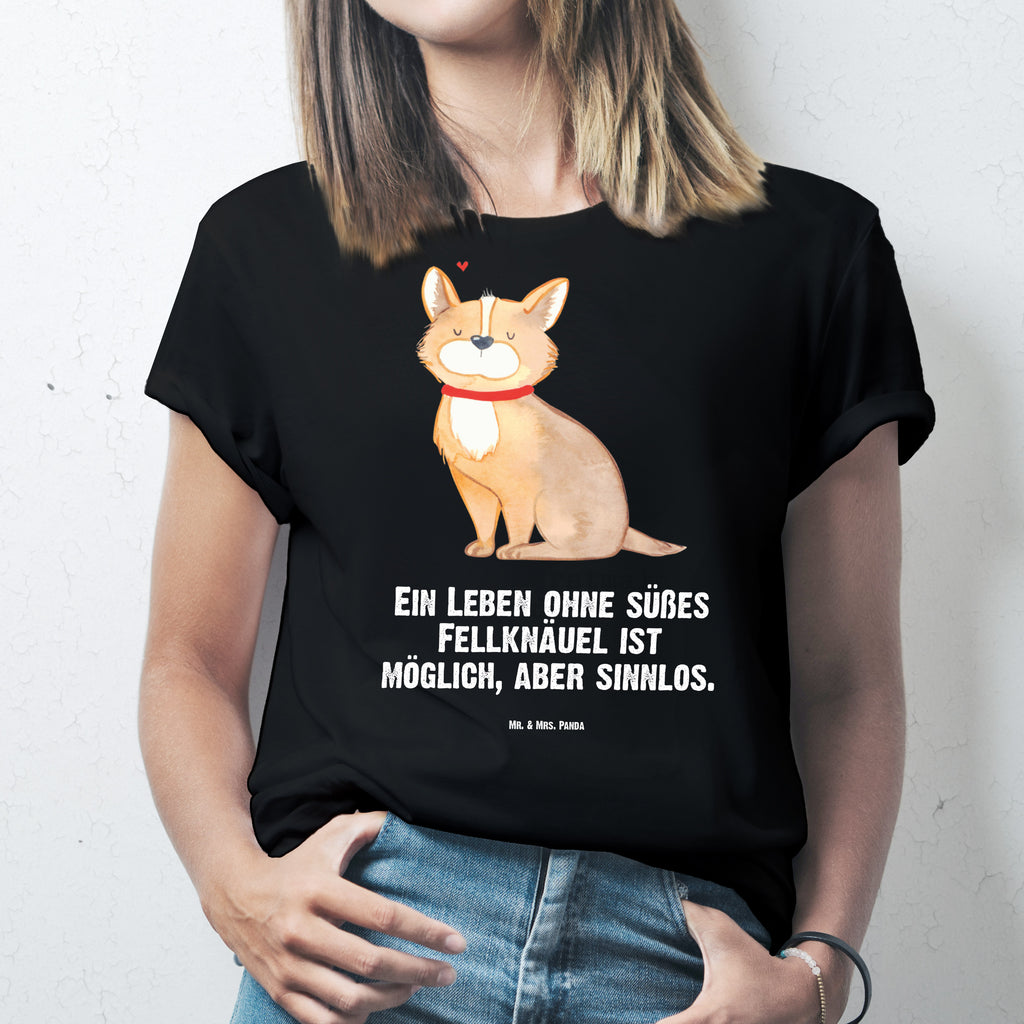 Größe S T-Shirt Hundeglück T-Shirt, Shirt, Tshirt, Lustiges T-Shirt, T-Shirt mit Spruch, Party, Junggesellenabschied, Jubiläum, Geburstag, Herrn, Damen, Männer, Frauen, Schlafshirt, Nachthemd, Sprüche, Hund, Hundemotiv, Haustier, Hunderasse, Tierliebhaber, Hundebesitzer, Corgie, Hundeliebe, Spruch, Hundemama, Liebe