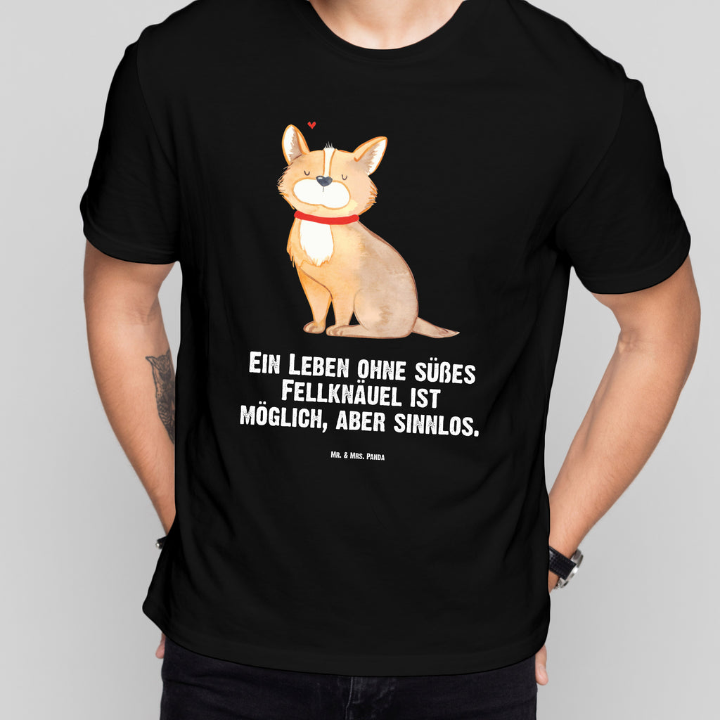 Größe S T-Shirt Hundeglück T-Shirt, Shirt, Tshirt, Lustiges T-Shirt, T-Shirt mit Spruch, Party, Junggesellenabschied, Jubiläum, Geburstag, Herrn, Damen, Männer, Frauen, Schlafshirt, Nachthemd, Sprüche, Hund, Hundemotiv, Haustier, Hunderasse, Tierliebhaber, Hundebesitzer, Corgie, Hundeliebe, Spruch, Hundemama, Liebe