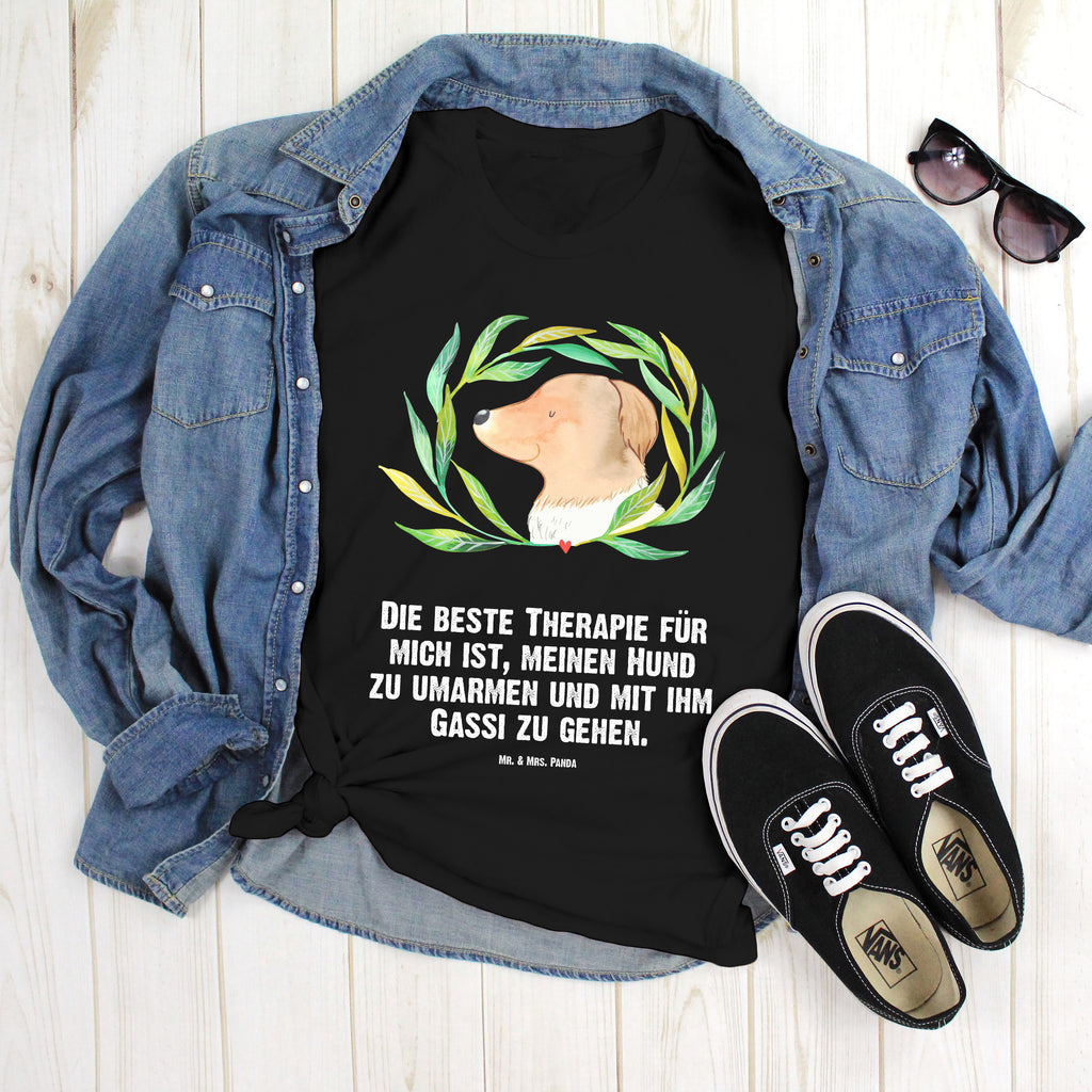 Größe XL T-Shirt Hund Ranke T-Shirt, Shirt, Tshirt, Lustiges T-Shirt, T-Shirt mit Spruch, Party, Junggesellenabschied, Jubiläum, Geburstag, Herrn, Damen, Männer, Frauen, Schlafshirt, Nachthemd, Sprüche, Hund, Hundemotiv, Haustier, Hunderasse, Tierliebhaber, Hundebesitzer, Ranke, Therapie, Selbsttherapie, Hundeliebe, Hundeglück, Hunde