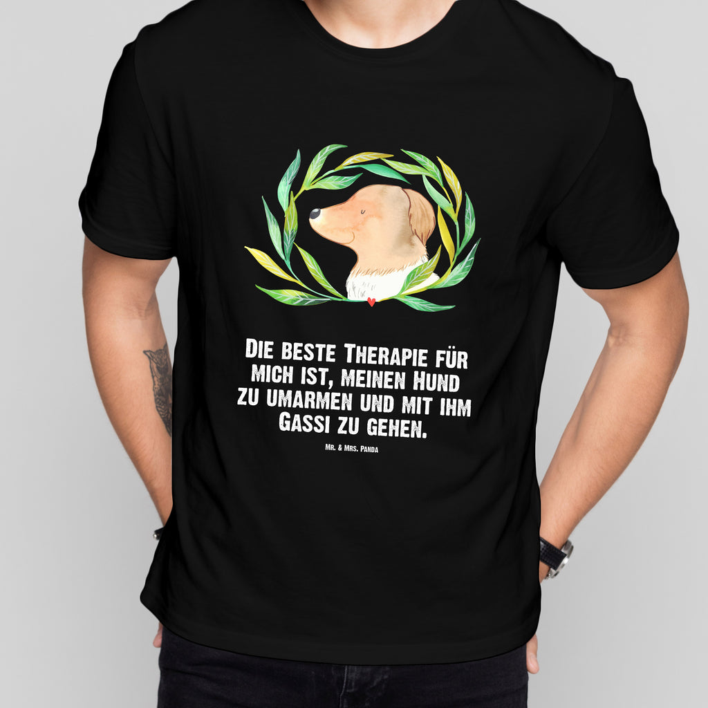 Größe XL T-Shirt Hund Ranke T-Shirt, Shirt, Tshirt, Lustiges T-Shirt, T-Shirt mit Spruch, Party, Junggesellenabschied, Jubiläum, Geburstag, Herrn, Damen, Männer, Frauen, Schlafshirt, Nachthemd, Sprüche, Hund, Hundemotiv, Haustier, Hunderasse, Tierliebhaber, Hundebesitzer, Ranke, Therapie, Selbsttherapie, Hundeliebe, Hundeglück, Hunde