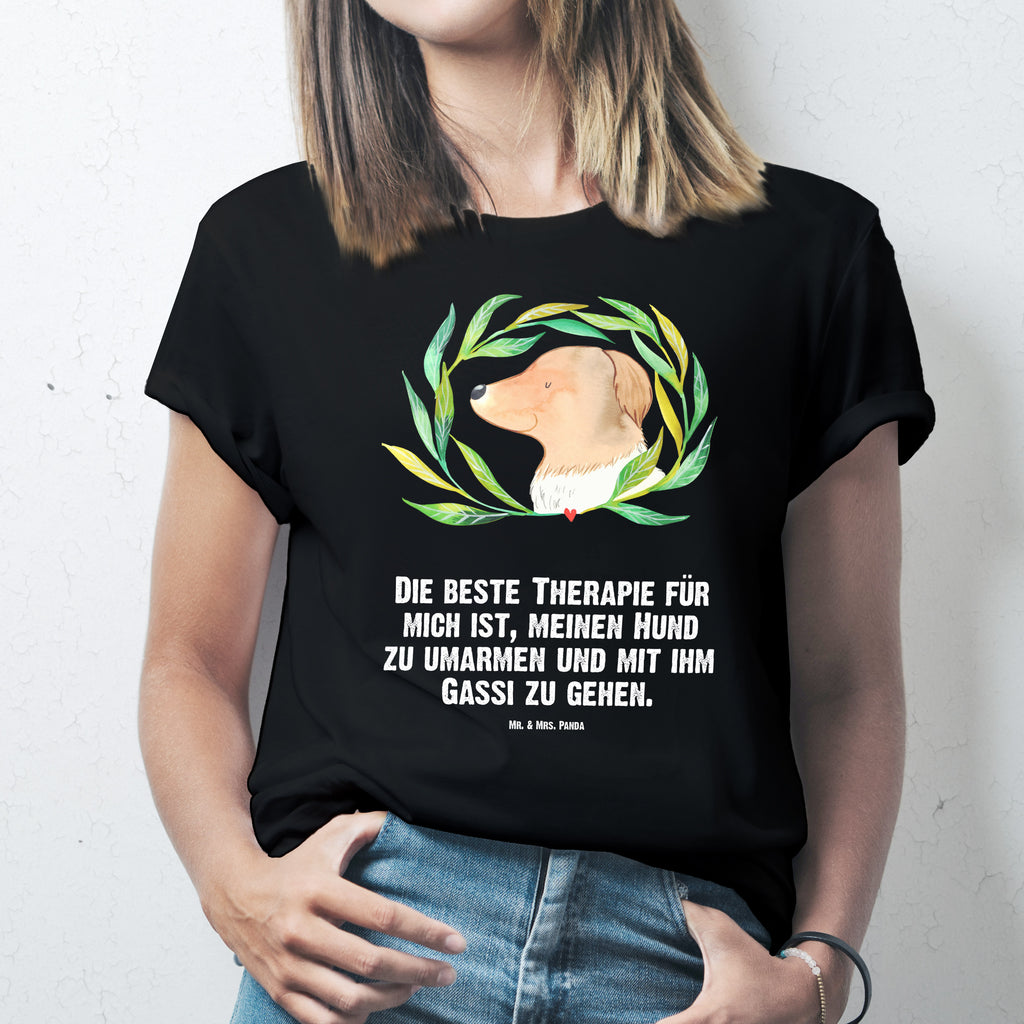 Größe XL T-Shirt Hund Ranke T-Shirt, Shirt, Tshirt, Lustiges T-Shirt, T-Shirt mit Spruch, Party, Junggesellenabschied, Jubiläum, Geburstag, Herrn, Damen, Männer, Frauen, Schlafshirt, Nachthemd, Sprüche, Hund, Hundemotiv, Haustier, Hunderasse, Tierliebhaber, Hundebesitzer, Ranke, Therapie, Selbsttherapie, Hundeliebe, Hundeglück, Hunde