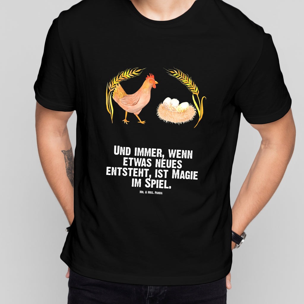 Größe S T-Shirt Huhn stolz T-Shirt, Shirt, Tshirt, Lustiges T-Shirt, T-Shirt mit Spruch, Party, Junggesellenabschied, Jubiläum, Geburstag, Herrn, Damen, Männer, Frauen, Schlafshirt, Nachthemd, Sprüche, Bauernhof, Hoftiere, Landwirt, Landwirtin, Hahn, Henne, Hühner, Eier, Hof, Landleben, Motivation, Geburt, Magie, Spruch, Schwangerschaft