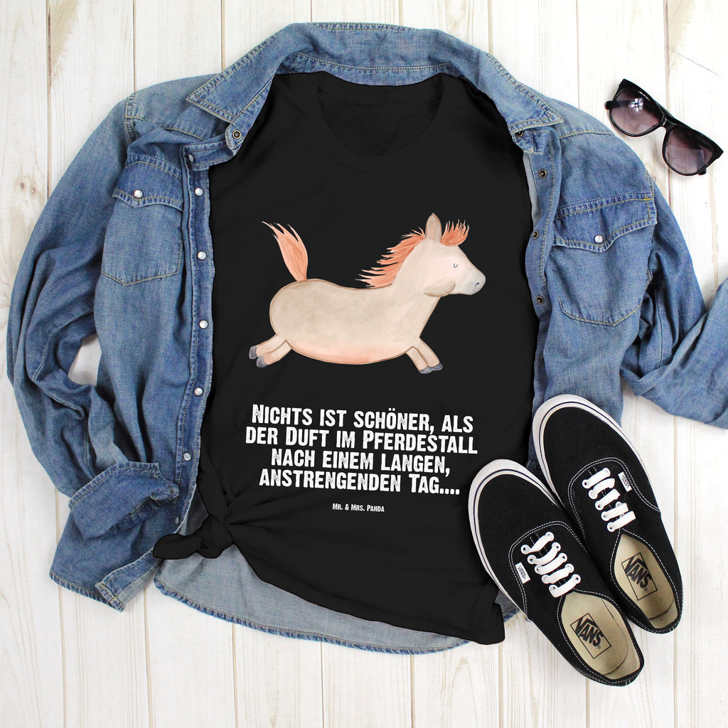 Größe S T-Shirt Pferd springt T-Shirt, Shirt, Tshirt, Lustiges T-Shirt, T-Shirt mit Spruch, Party, Junggesellenabschied, Jubiläum, Geburstag, Herrn, Damen, Männer, Frauen, Schlafshirt, Nachthemd, Sprüche, Bauernhof, Hoftiere, Landwirt, Landwirtin, Pferd, Pony, Pferde, Stall, Pferdestall, ausreiten, reiten, Pferdebesitzer
