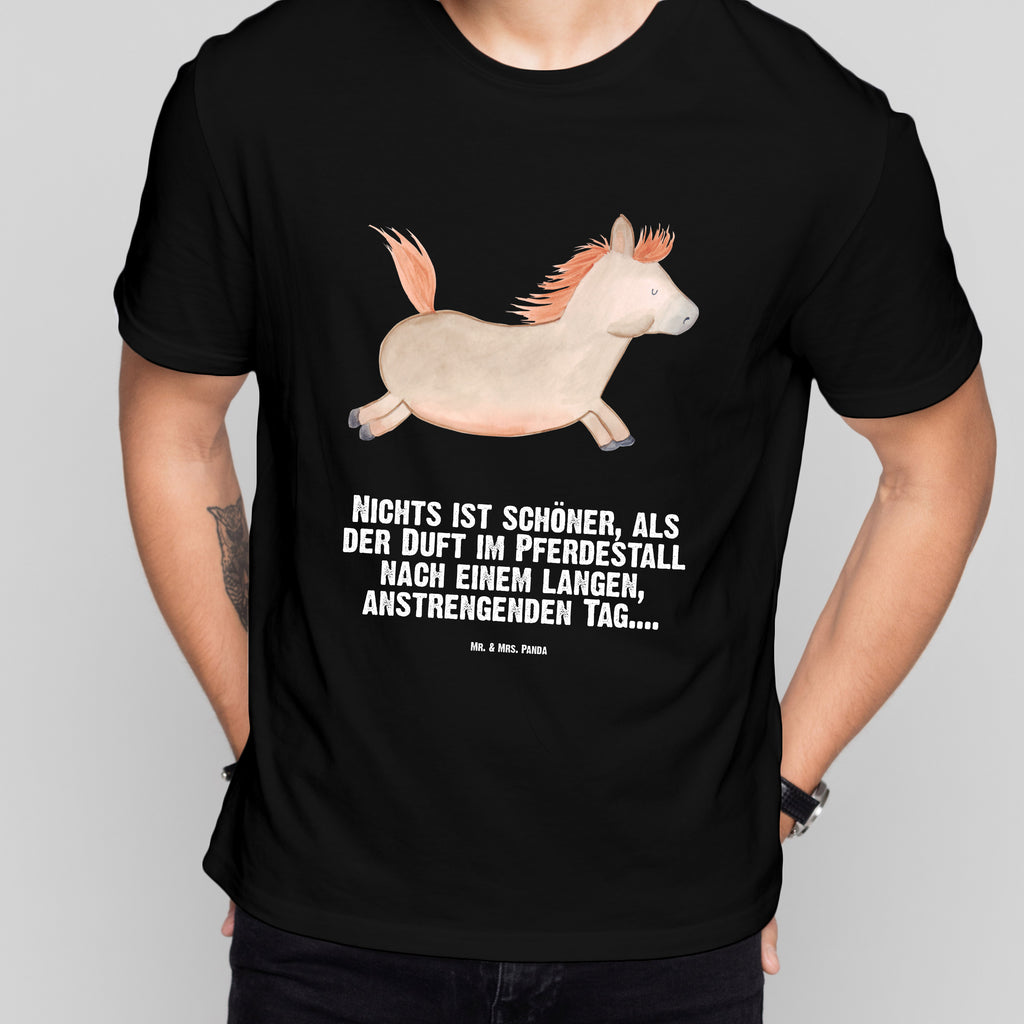 Größe S T-Shirt Pferd springt T-Shirt, Shirt, Tshirt, Lustiges T-Shirt, T-Shirt mit Spruch, Party, Junggesellenabschied, Jubiläum, Geburstag, Herrn, Damen, Männer, Frauen, Schlafshirt, Nachthemd, Sprüche, Bauernhof, Hoftiere, Landwirt, Landwirtin, Pferd, Pony, Pferde, Stall, Pferdestall, ausreiten, reiten, Pferdebesitzer
